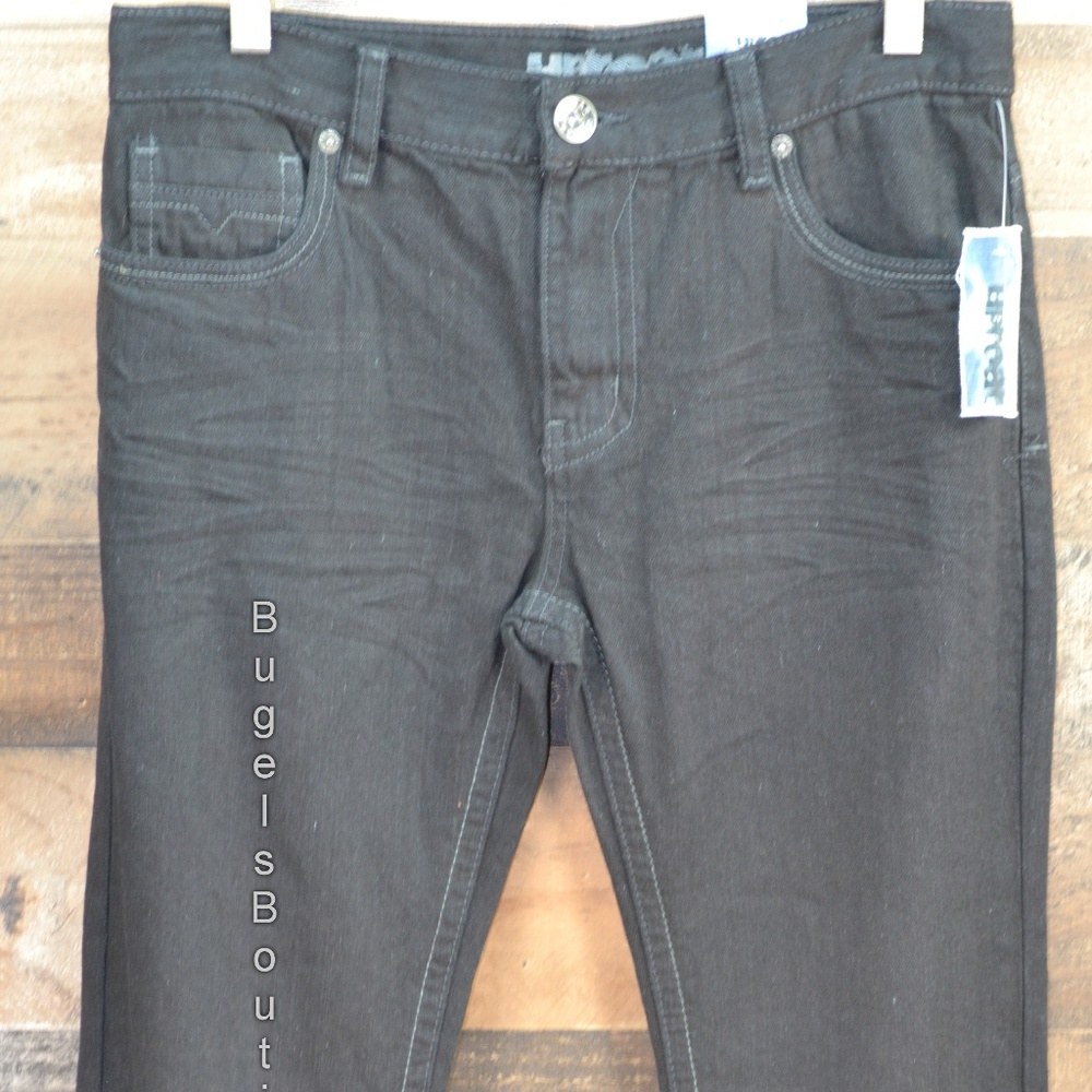 Denim Jeans Girl's Black by Uproar 14 Husky